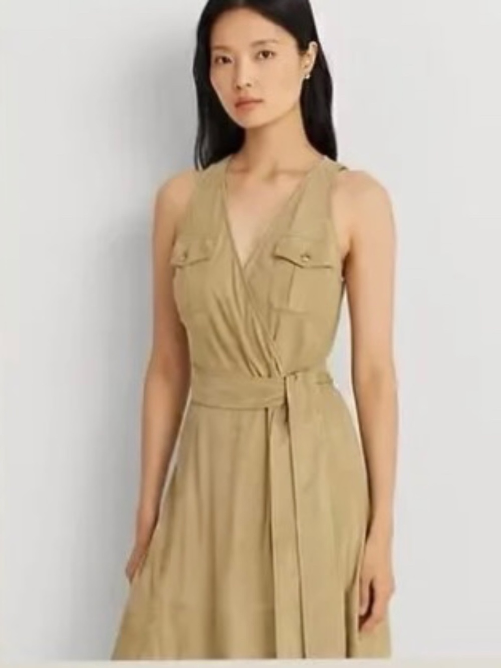 NWT! Ralph Lauren Suede Belted Dress